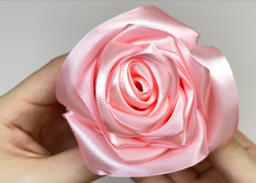 A single rose | pink color rose | handmade rose |