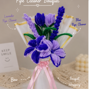DIY Pipe cleaner bouquet
