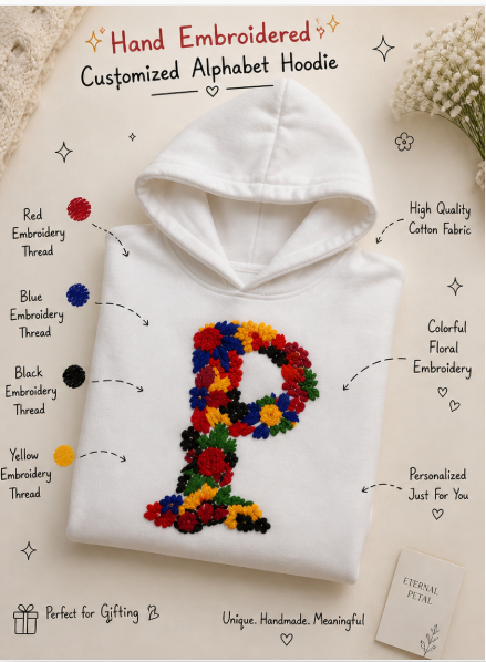 Customized Embroided hoodie